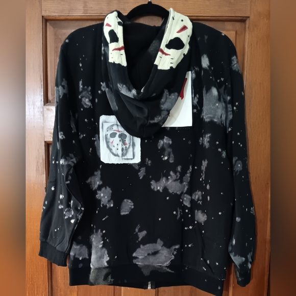 Hoodie w Face Mask - FRI 13TH (NEW) - Picture 4 of 15